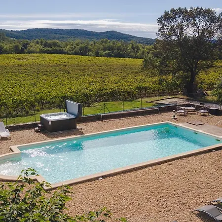 Au Milieu Des Vignes, Piscine, Jacuzzi, Climatisation